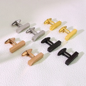 חפתים לגברים עם חריטה אישית, נירוסטה, לוגו מותאם אישית, חפתים לחולצה רשמית, אביזרים לעסקים ולחתונה - Product Image 1