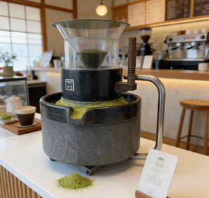 Molino de Piedra Eléctrico Comercial Mini para Matcha, Exhibición en Barra, Molienda Tradicional de Piedra, Baja Velocidad, Atracción para Clientes - Product Image 5