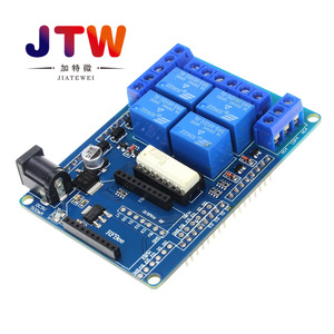 JTW รีเลย์ชิลด์ V1.3 4 ช่อง 5V SPDT ขั้วต่อสกรู I O โมดูลสำหรับอาร์ดูโน่ - Product Image 4