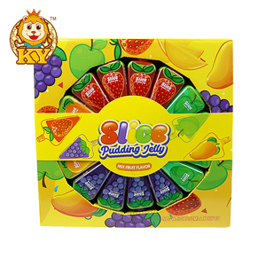 Wholesale Four Fruit Flavored Sweet <strong>Jelly</strong> &amp; Pudding in Pizza Shape Bottles Bulk Fruity Packaging - Product Image 4