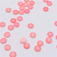 Usine En Gros Hotfix Strass Cristal Fluorescent Fluorescent Rose Verre Coeur Vl Chaussures K9 Verre À Facettes Cabochon Hot-fix