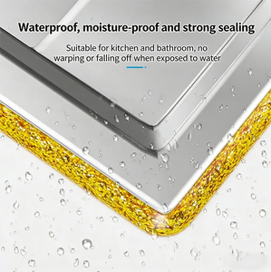 Ruban adhésif décoratif auto-adhésif en PVC/PU, étanche et ignifuge, pour coins de cuisine, salle de bain, baignoire, douche, sol et murs - Product Image 4