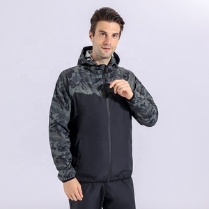 Traje de sauna de talla grande para parejas, ropa deportiva con cremallera, cárdigan con capucha, traje deportivo para correr, fitness, pérdida de grasa. - Product Image 1