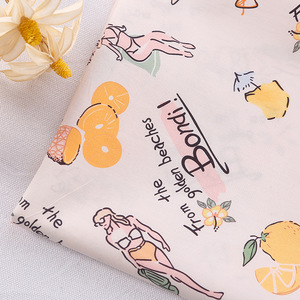 Tela de popelina de algodón estampada digitalmente Mandy 133*72 40*40 115gsm 148cm de ancho para vestidos y prendas de vestir - Product Image 2