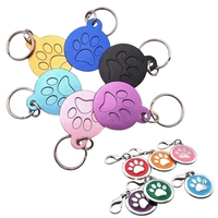 Étiquette de nom de chien personnalisée en acier inoxydable gravure au Laser Logo collier étiquettes de chien nom ID animal de compagnie étiquette de chien en os vierge pour gravure