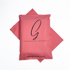 Sacs à fermeture éclair roses de 10x13 pouces avec impression de logo noir - Emballage poly personnalisé pour vêtements et vêtements - Product Image 4