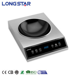 Table de cuisson à <span class=keywords><strong>induction</strong></span> commerciale OEM 3500W en acier inoxydable avec commande tactile, bobine chauffante et micro-ordinateur pour wok électrique - Product Image 6