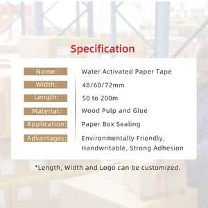 Phân hủy sinh học thân thiện với môi trường bằng văn bản giấy tay Nước Mắt kích hoạt Kraft Băng Giấy - Product Image 5