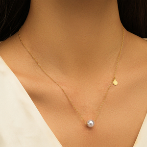 Nuevo Collar de Cadena para Clavícula de Plata de Ley 925 con Perlas Clásicas para Mujer, 2024 - Product Image 4