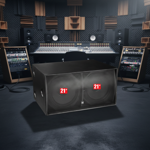 듀얼 21인치 초저음 프로 오디오 스피커 6400W 고출력 슈퍼 서브우퍼 221 네오디뮴 우퍼 유닛 / 152mm 8옴 - Product Image 5