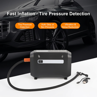 Compresseur d'air numérique sans fil 12V, gonfleur de pneus portable, outil de gonflage d'urgence pour véhicule