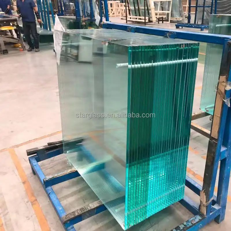 Valla de piscina plana de alta calidad, panel de vidrio templado, fabricante