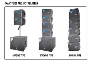 Haute qualité dernière conception EX-ONE audio professionnel unique 10 pouces coaxial Line Array haut-parleur pour <span class=keywords><strong>concert</strong></span> - Product Image 6