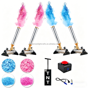 Canon à poudre électronique manuel pour révélation du sexe, lance-confettis, machine à bombes fumigènes pour fête de révélation du sexe - Product Image 4