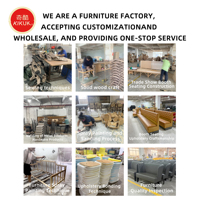 Ensemble de tables et de chaises de style moderne, écologiques et durables, conçues sur mesure pour les cafés, les restaurants et les hôtels