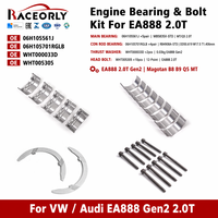 RACEORLY 06J107065AH 06H103171 Kit Piston Overhaul Mesin Ukuran Lebih Besar 0.50 83mm untuk VW GTI EA888 2.0T CDA CCZ CAW