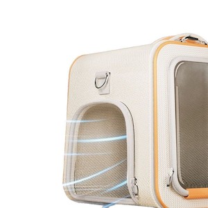 Fashion tinta unita eco-friendly poliestere piccoli animali gatto cane Pet Trolley zaino capsula di spazio di grande capacità 10kg Max - Product Image 5