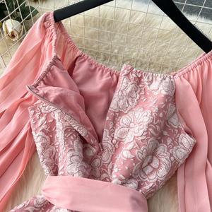 Nuova Moda <span class=keywords><strong>Abbigliamento</strong></span> Femminile all'Ingrosso, Eleganti Abiti Casual da <span class=keywords><strong>Donna</strong></span>, Vestiti <span class=keywords><strong>Retrò</strong></span> a Maniche Lunghe - Product Image 5