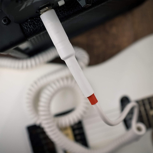 OEM trenzado profesional recto a recto <span class=keywords><strong>Jack</strong></span> 6,35mm TS a ángulo recto 1/4 eléctrico en espiral guitarra bajo Audio <span class=keywords><strong>Cable</strong></span> de resorte - Product Image 4