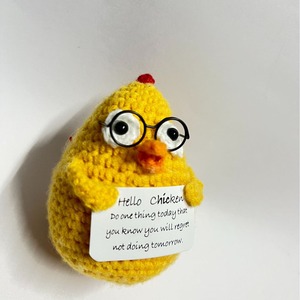 TK Adorno de Patata de Ganchillo Hecho a Mano, Familiar, Lindo, de Apoyo Emocional, con Palabras Positivas y de Ánimo, Arte Decorativo de Lana Tejida - Product Image 5