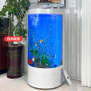 <span class=keywords><strong>Aquarium</strong></span> semi-circulaire en bois massif personnalisé, éco-<span class=keywords><strong>aquarium</strong></span>, pas besoin de vidage d'<span class=keywords><strong>eau</strong></span>, salon, aménagement paysager, <span class=keywords><strong>aquarium</strong></span> <span class=keywords><strong>pour</strong></span> poissons rouges - Product Image 5