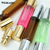 Flacon de parfum en verre à double extrémité de 10 ml, vaporisateur et flacon roll-on pour parfum, huile essentielle, cosmétique