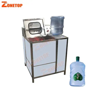 Two in one Semi Automatic 18l 19l 20l 5 Gallon PET Bucket Drum Cap Removing And Washing Machine