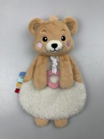 Ours en peluche brun personnalisé de bonne qualité, jouet de dentition doux pour bébé