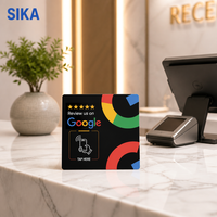 Ulasan Stiker Akrilik Tahan Air NFC Hitam Putih Gouge NTAG213/215/216 Pembayaran Media Sosial Tanda Kartu Nama Bisnis Penggunaan Hotel
