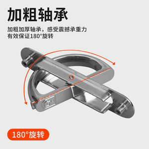 มือจับตู้เสื้อผ้าแบบญี่ปุ่น Zuogang Hardware Tatami ทำจากโลหะผสมสังกะสี รูปทรงแท่ง ติดตั้งง่าย - Product Image 5