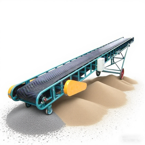 Cinta transportadora <span class=keywords><strong>de</strong></span> altura ajustable para transferencia <span class=keywords><strong>de</strong></span> arena y tierra, con capacidad <span class=keywords><strong>de</strong></span> 50 kg, para trituradora <span class=keywords><strong>de</strong></span> piedra <span class=keywords><strong>de</strong></span> cantera, cinta transportadora inclinada - Product Image 1