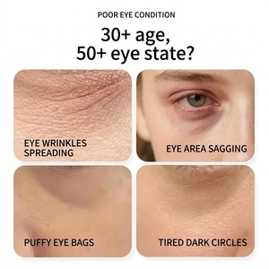 Huile pour les yeux OEM anti-rides, raffermissante, pour les poches sous les yeux, les ridules, anti-âge, soin nourrissant de la peau, huile essentielle distillée à la vapeur - Product Image 4