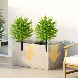Buisson de fleurs artificielles en plastique résistant aux UV avec piquet de fixation au sol <span class=keywords><strong>pour</strong></span> la décoration de Noël, du Nouvel An, du jardin et de la terrasse - Product Image 4