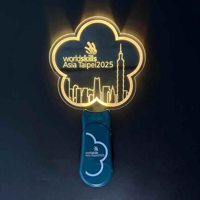 Custom Official Acrylic Light Stick Kpop RGBW LED 15 Colors Pure White 6-10 Hours Battery Life Portable ROMANCE Style Party