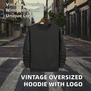 Sudadera con Capucha Extra Grande para Hombre con Logotipo Personalizado, Tejido de Punto de 360 g/m², Cuello Redondo, Manga Larga, Estilo Urbano - Product Image 2