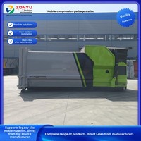 Compresseur de déchets mobile intelligent personnalisé, résistant aux hautes températures et hermétique, solution de gestion des déchets pour le Moyen-Orient