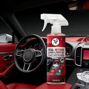X9 Car Interior Cleaner Liquid 473ml Odorless pH Balanced Residue-Free Unscented for Vinyl Rubber Plastic <strong>Carpet</strong> Upholstery - Product Image 1