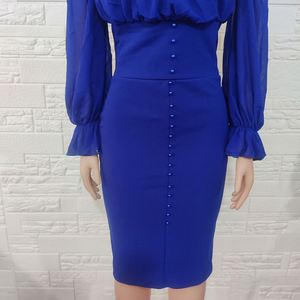 <span class=keywords><strong>Vestido</strong></span> de Manga Larga <span class=keywords><strong>para</strong></span> Primavera y Otoño, Vestidos Africanos <span class=keywords><strong>para</strong></span> Mujer, <span class=keywords><strong>Vestido</strong></span> Sexy con Cuello en V, <span class=keywords><strong>Vestido</strong></span> Ajustado Transparente <span class=keywords><strong>para</strong></span> Oficina, Ropa Africana <span class=keywords><strong>para</strong></span> Fiesta - Product Image 5