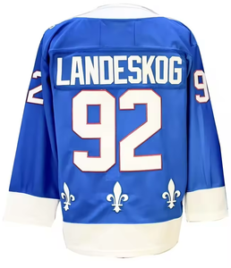 Camisetas de Hockey sobre Hielo Deportivas con Costuras Reforzadas de los Colorado Avalanche 2026 para Hombre, Números 29 (Nathan MacKinnon), 8 (Cale Makar), 92 (Gabriel Landeskog) y 19 (Sakic) - Product Image 6