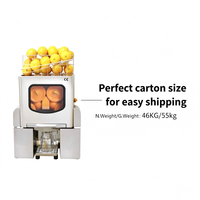 Industriële Citruspers NS2000E-3 Automatische Citruspers 110V/220V, 20 vruchten per minuut, Volledig roestvrijstalen constructie