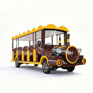 Autobús Turístico de Lujo Estilo Caricatura, Mini Tren Turístico, Vehículo de Transporte con Batería de Litio y Motor de Corriente Alterna para Turismo - Product Image 5
