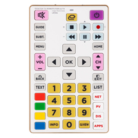 Télécommande de bureau LR986 compatible avec les téléviseurs LG, avec gros boutons, télécommande de remplacement