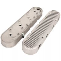 Nouvelles couvercles de soupapes à ailettes en aluminium pour moteurs LS1 LS2 LS3 LS6 LS7 5.7 6.0 6.2L avec supports et couvercles de bobines
