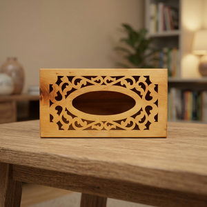 Caja para Toallas de Teca Pulida de Alta Calidad, Hecha a Mano por Expertos Artesanos, Ideal para Regalo - Product Image 2