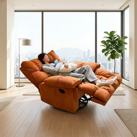 Fauteuil inclinable ergonomique moderne de luxe, réglable, avec coussin, pour salon ou bureau