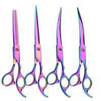 Ciseaux de coiffure professionnels Smart Brand pour droitiers, en acier inoxydable, lame affûtée de 7 pouces, 28 dents, ciseaux plats pour cheveux