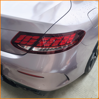 Pour BENZ Classe C W205 C205 Coupé 2015-2021, feux arrière LED style écailles de dragon, ensemble de feux arrière, clignotants séquentiels, lifting