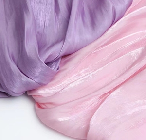 Trong kho 100% t biển-đảo <span class=keywords><strong>satin</strong></span> vải bóng Organza 55gsm mượt và mịn Áo sơ mi vải, Hanfu váy vải - Product Image 2