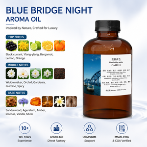 Huile de parfum concentrée à base d'huile de nuit Blue Bridge populaire en gros, huile de parfum sans eau pour diffuseur de parfum - Product Image 2