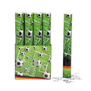 Tirador de mano Deportes Partido Celebración Biodegradable Fútbol Forma Confeti Fiesta Popper para la venta - Product Image 5